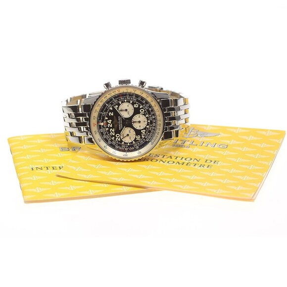 BREITLING Navitimer Cosmonaute A12322 Chronograph Hand Winding Men's_847726
